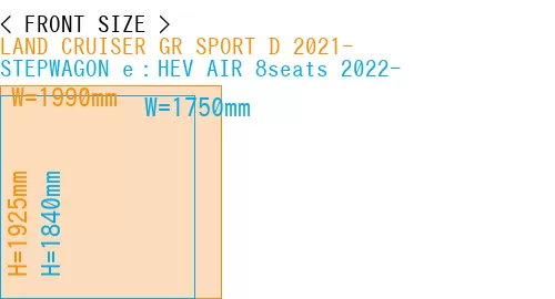 #LAND CRUISER GR SPORT D 2021- + STEPWAGON e：HEV AIR 8seats 2022-